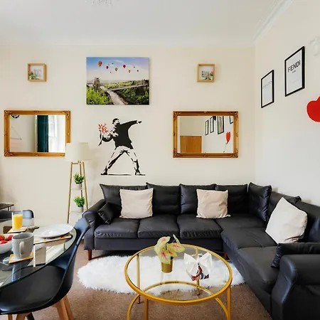 Apartman Clifton Nr Centre, Georgian Period Flat, Permit Parking X1, Garden Bristol
